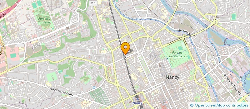 localisation de l'entreprise GARIE  NANCY