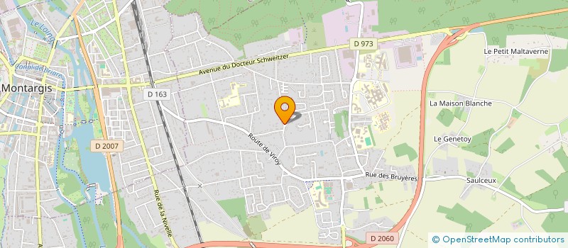 localisation de l'entreprise GARIES  AMILLY