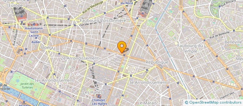 localisation de l'entreprise GARIGLIO FRANCE à PARIS