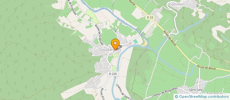 localisation de l'entreprise GARILLON  CORNILLON