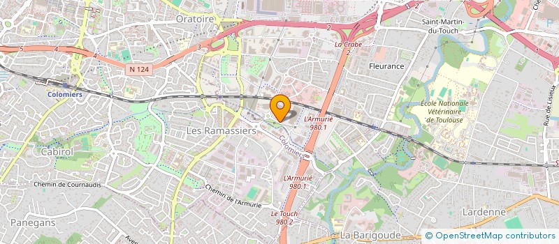 localisation de l'entreprise GARIM DU SUD à TOULOUSE