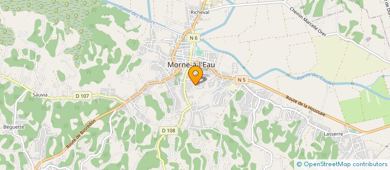 localisation de l'entreprise GARIME & FILS à MORNE-A-L'EAU