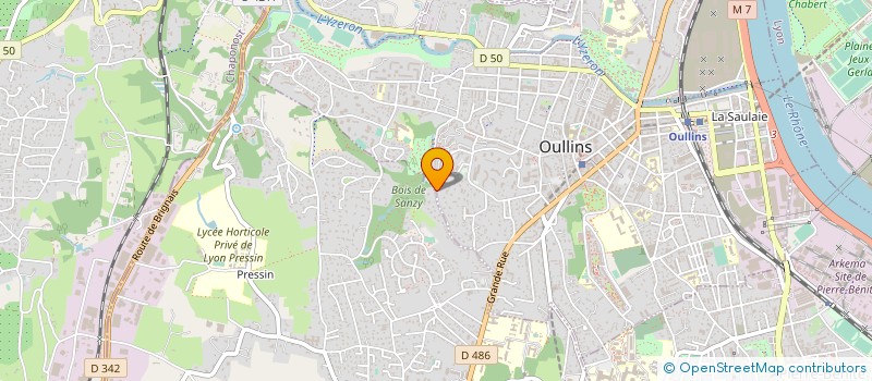 localisation de l'entreprise GARIMMO  OULLINS-PIERRE-BENITE