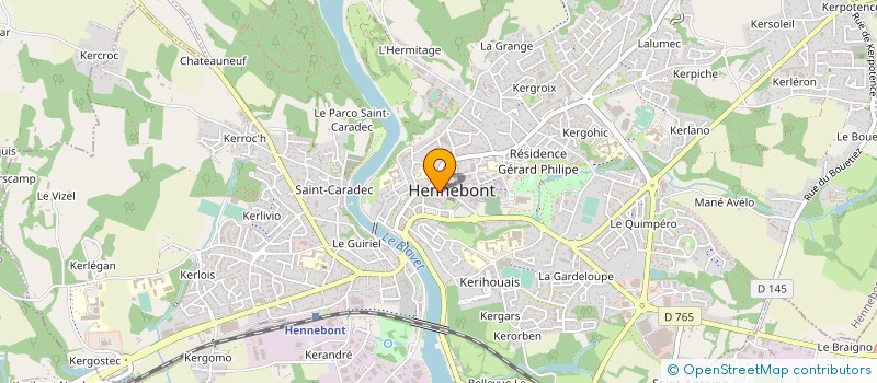 localisation de l'entreprise GARIMPEIRO  HENNEBONT