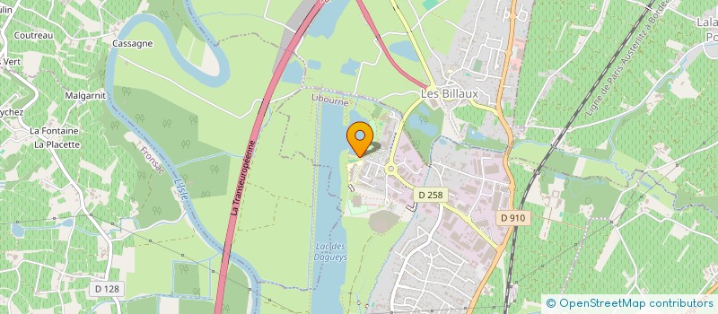 localisation de l'entreprise GARIN BRETTE  LIBOURNE