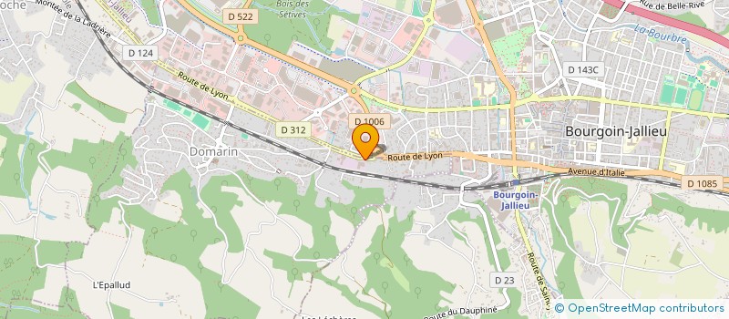 localisation de l'entreprise GARIN DIFFUSION  DOMARIN