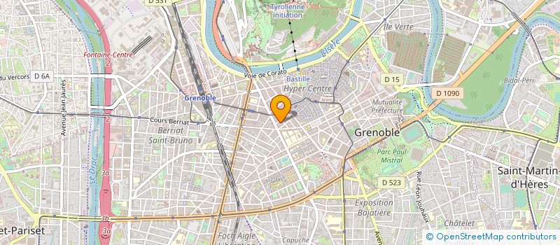 localisation de l'entreprise GARIN J MOTTE J BARRIE M à GRENOBLE