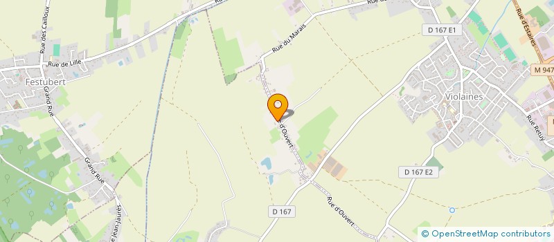 localisation de l'entreprise GARIN PAYSAGISTE  GIVENCHY-LES-LA-BASSEE