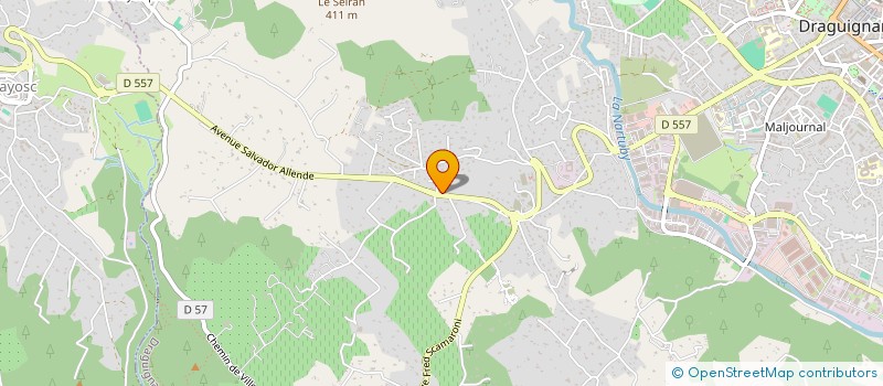 localisation de l'entreprise GARINA  DRAGUIGNAN