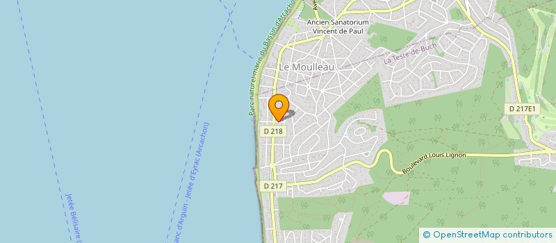 localisation de l'entreprise GARINO à LA TESTE-DE-BUCH