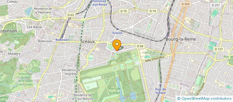 localisation de l'entreprise GARINOIS ALLANIC  SCEAUX