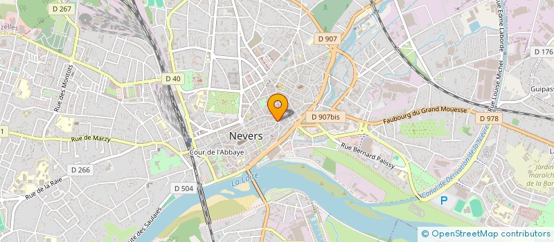 localisation de l'entreprise GARISSON BAR  NEVERS