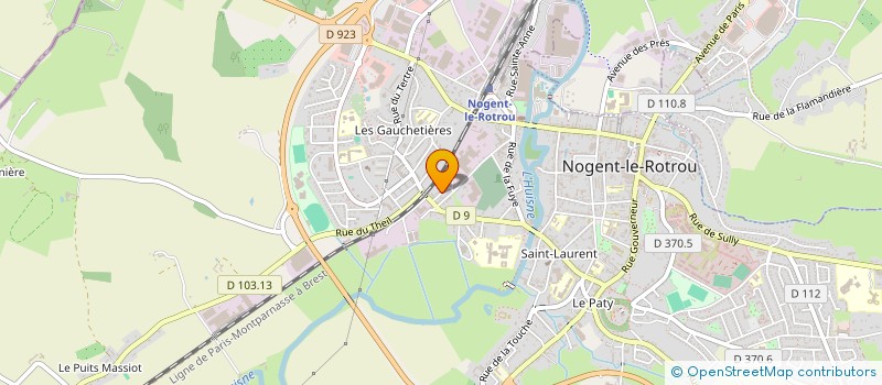 localisation de l'entreprise GARITAPERCHE à NOGENT-LE-ROTROU