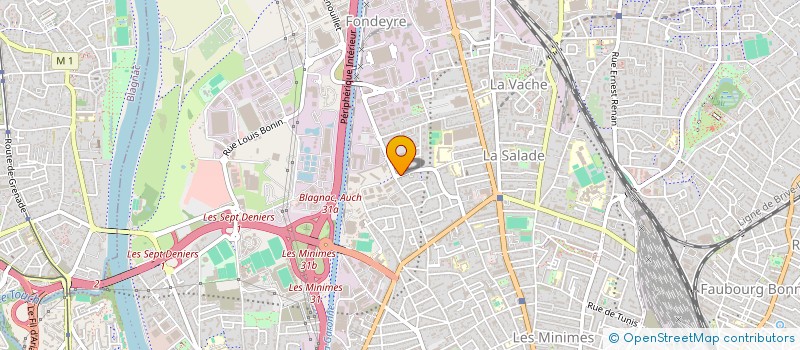 localisation de l'entreprise GARITEK à TOULOUSE