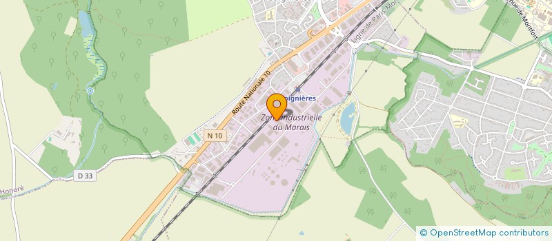 localisation de l'entreprise GARIZIM à ELANCOURT
