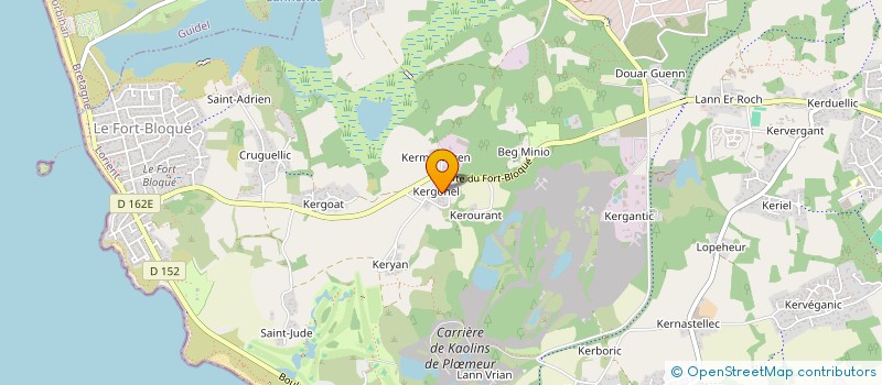 localisation de l'entreprise GARJUNE à PLOEMEUR