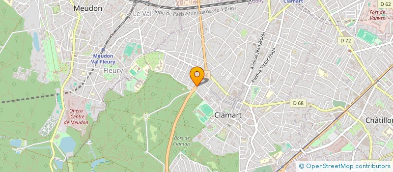 localisation de l'entreprise GARLABAN à CLAMART