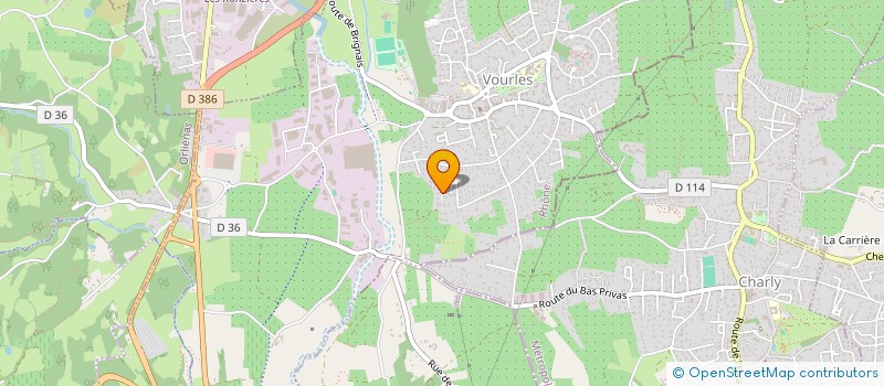 localisation de l'entreprise GARLABAN PATRIMOINE CONSEIL  VOURLES