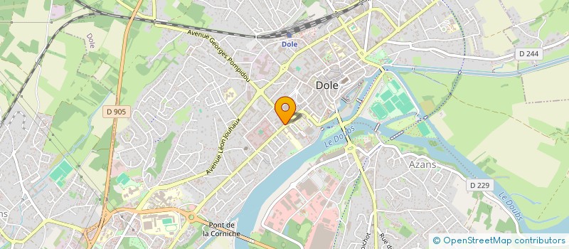 localisation de l'entreprise GARLANTEZEC à DOLE