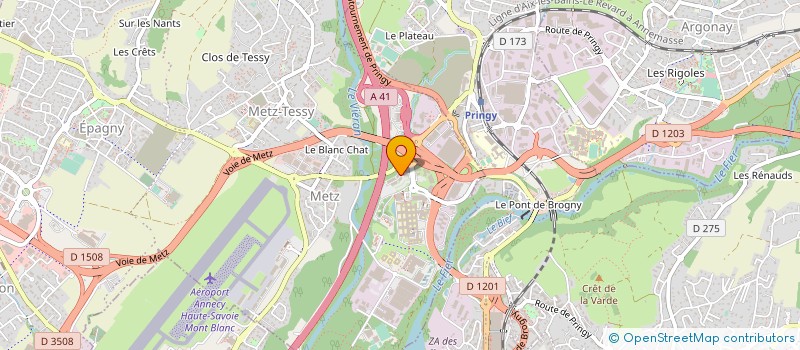 localisation de l'entreprise GARLE  EPAGNY METZ-TESSY