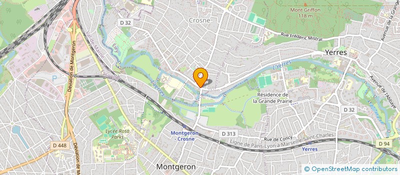 localisation de l'entreprise GARLES ANSELME  CROSNE