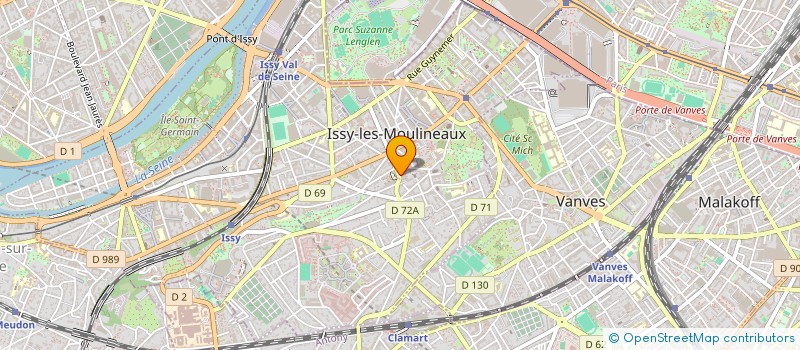 localisation de l'entreprise GARLIC à ISSY-LES-MOULINEAUX