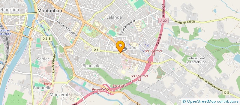 localisation de l'entreprise GARLIS  MONTAUBAN