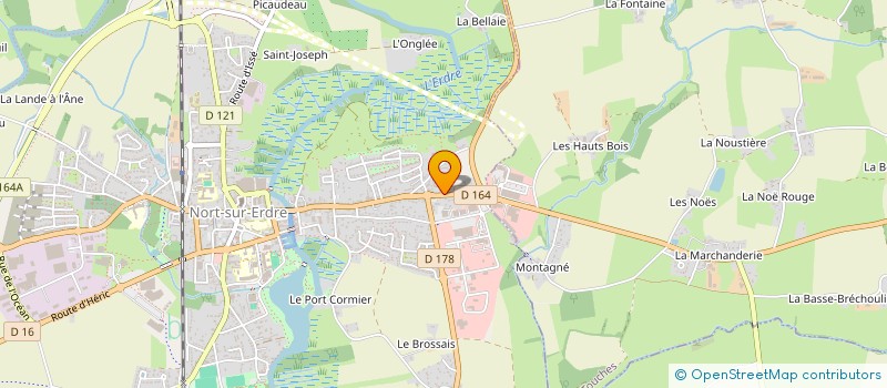 localisation de l'entreprise GARLOUBOX  NORT SUR ERDRE