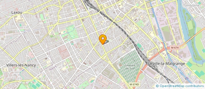 localisation de l'entreprise GARMA  NANCY