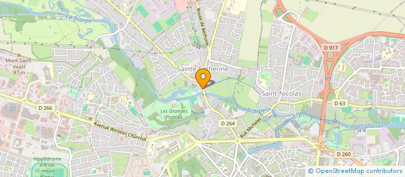 localisation de l'entreprise GARMANI  SAINTE-CATHERINE