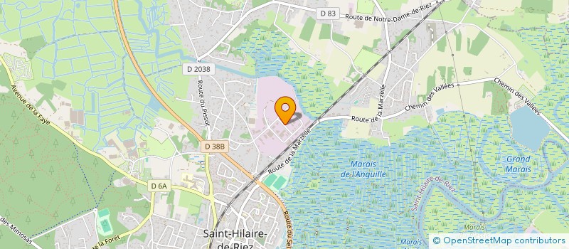 localisation de l'entreprise GARMC à SAINT-HILAIRE-DE-RIEZ