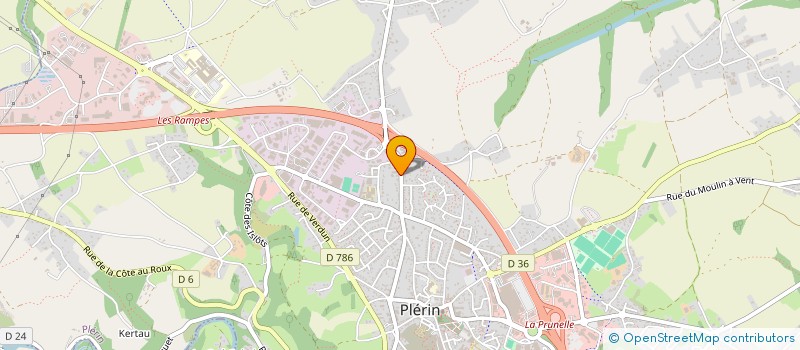 localisation de l'entreprise GARMEDA  PLERIN