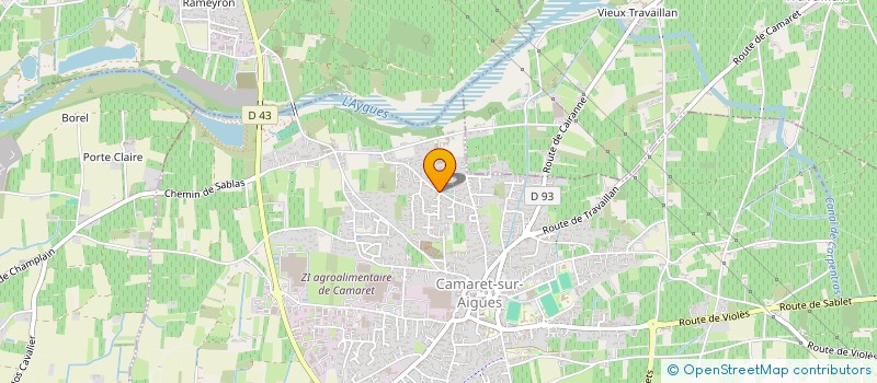 localisation de l'entreprise GARMOUR  CAMARET-SUR-AIGUES