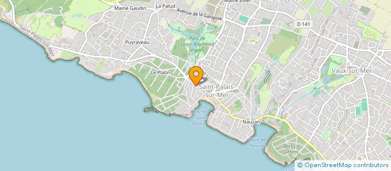 localisation de l'entreprise GARNAUD GARNIER  SAINT-PALAIS-SUR-MER