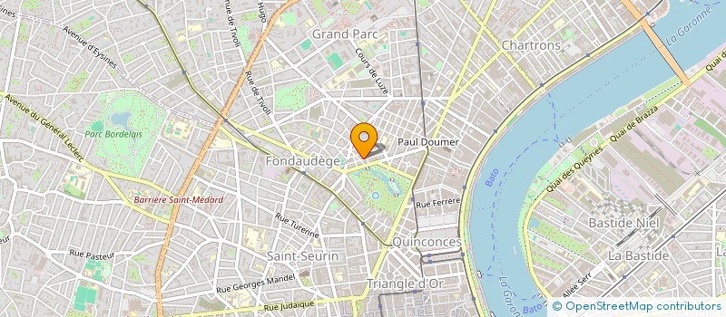 localisation de l'entreprise GARNERAY CAPITAL  BORDEAUX