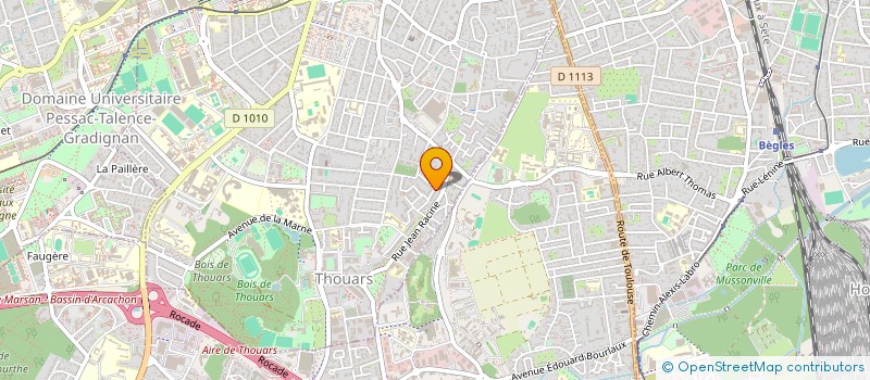 localisation de l'entreprise GARNI  TALENCE