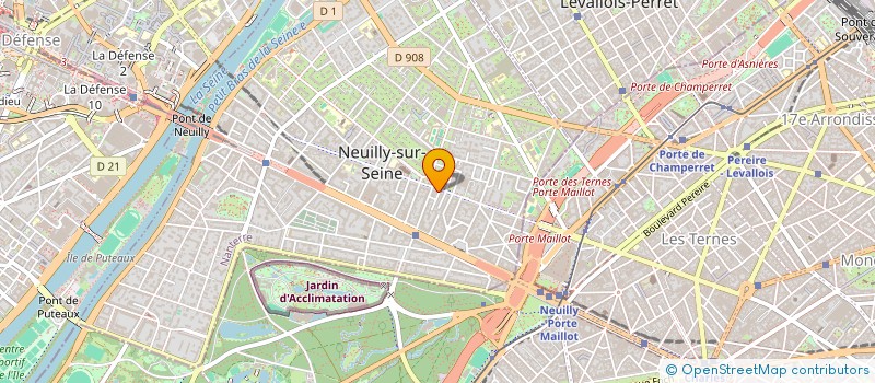 localisation de l'entreprise GARNICOM à NEUILLY-SUR-SEINE
