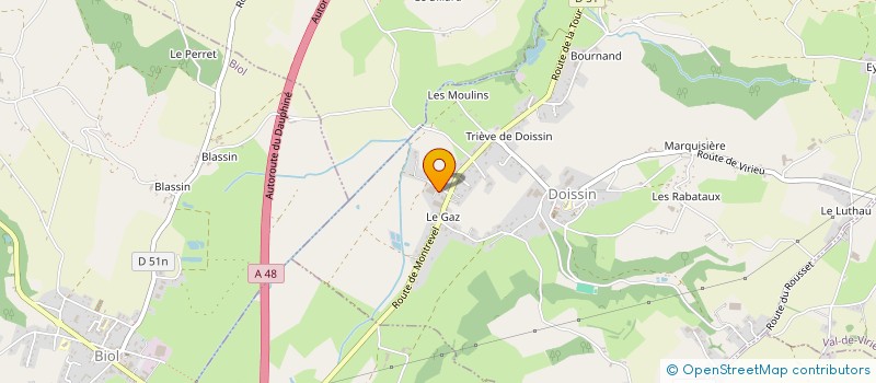 localisation de l'entreprise GARNIER  DOISSIN