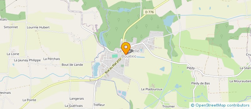 localisation de l'entreprise GARNIER APLB  LA CHAPELLE-BOUEXIC