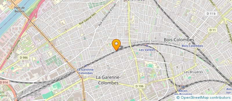 localisation de l'entreprise GARNIER BERNA à COLOMBES