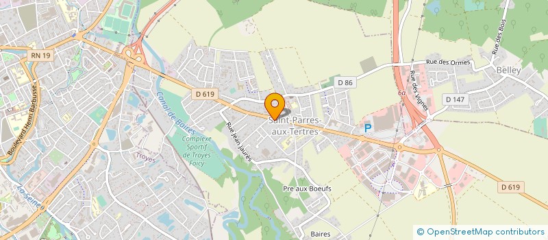 localisation de l'entreprise GARNIER CECILE à SAINT-PARRES-AUX-TERTRES