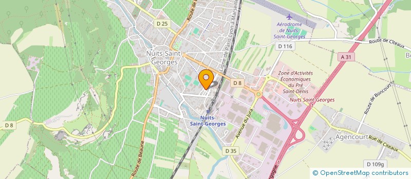 localisation de l'entreprise GARNIER COUVERTURE à NUITS-SAINT-GEORGES