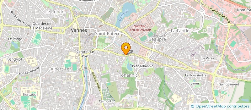 localisation de l'entreprise GARNIER ET DALMASSIE à VANNES