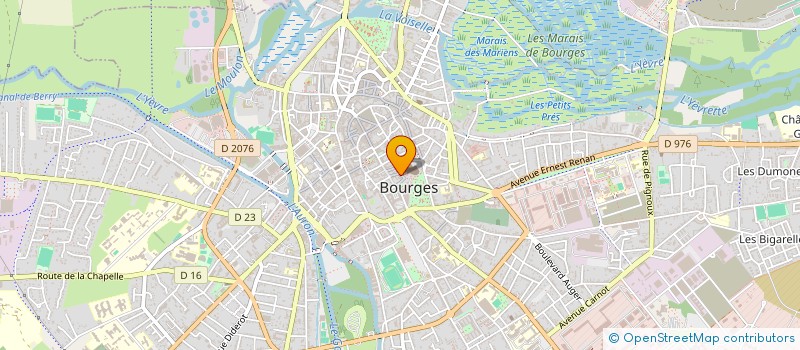 localisation de l'entreprise GARNIER ETUDES REALISATIONS EXECUTIONS à BOURGES