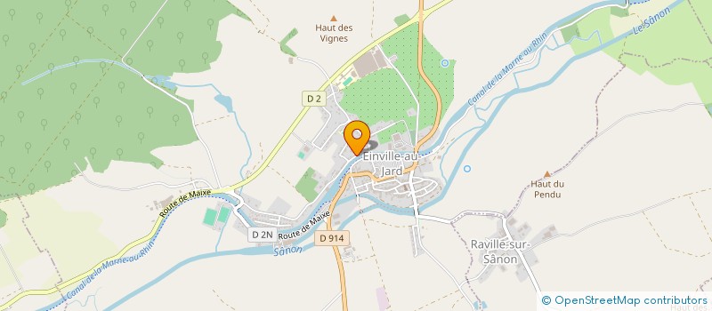 localisation de l'entreprise GARNIER FILS  EINVILLE-AU-JARD