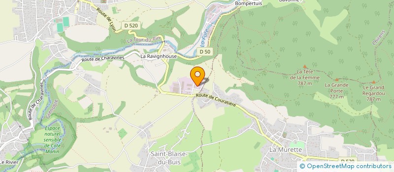 localisation de l'entreprise GARNIER FROID SERVICE à SAINT-BLAISE-DU-BUIS