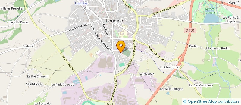 localisation de l'entreprise GARNIER HOLDING INVEST à LOUDEAC