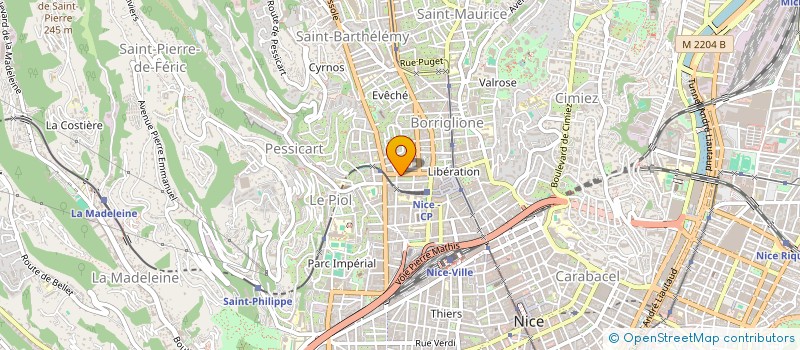 localisation de l'entreprise GARNIER INDIVISION BADARACCO-MABILLON à NICE