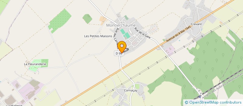 localisation de l'entreprise GARNIER J ET W PERE ET FILS à MONTIERCHAUME