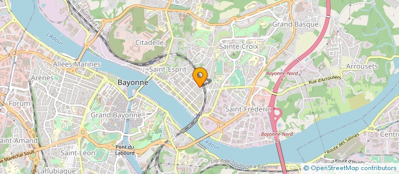 localisation de l'entreprise GARNIER MARC à BAYONNE